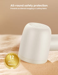 VASSON Fabric Shaver, Electric Lint Remover Rechargeable, Lint Shaver, Sweater Shavers to Remove Pilling, Sweater Defuzzer, Depillers for Clothes, Furniture (Ivory White)