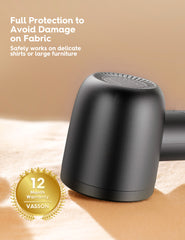 VASSON Fabric Shaver, Electric Lint Remover Rechargeable, Lint Shaver, Sweater Shavers to Remove Pilling, Sweater Defuzzer, Depillers for Clothes, Furniture (Dark Grey)