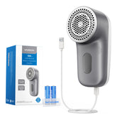 VASSON Dual-Power Fabric Shaver, USB-Powered Sweater Shaver, Battery Operated Portable Lint Shaver, Clothes Shaver, Lint Remover, Depiller, Defuzzer, Fabric Shaver for Furniture, Clothes, Couch