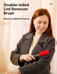 VASSON Lint Brush, Double-Sided Lint Remover Brush, Lint Brushes for Clothes, Reusable Velvet lint Brush, Coat Lint Brush