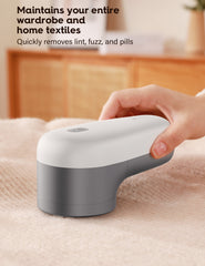 VASSON Dual-Power Fabric Shaver, USB-Powered Sweater Shaver, Battery Operated Portable Lint Shaver, Clothes Shaver, Lint Remover, Depiller, Defuzzer, Fabric Shaver for Furniture, Clothes, Couch