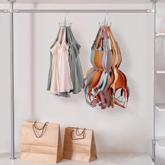 VASSON Tank Top Hanger, Rotatable Bra Organzier for Closet, Max 24 Storage Capacity Sport Bra Holder