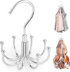 VASSON Tank Top Hanger, Rotatable Bra Organzier for Closet, Max 24 Storage Capacity Sport Bra Holder